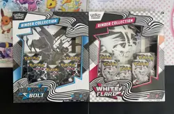 Pokemon TCG SV10.5 Black Bolt & White Flare Binder Collection Box Sealed New (2) - Image 1