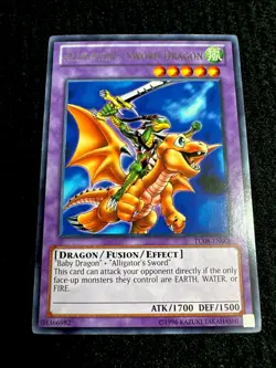 🔥 YUGIOH • ALLIGATOR’S SWORD DRAGON • RARE • TU08-EN008 • PROMO • VLP 🔥 - Image 2