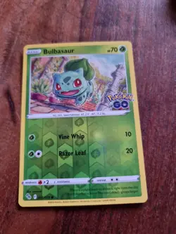 Pokemon Bulbasaur Pokemon Go 001/078 Reverse Holo Common - Image 1