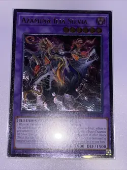 Yugioh Azamina Ilia Silvia Ultimate Rare OP28 NM - Image 2