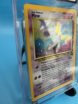 CGC GEM MINT 10 MEW Holo Black Star Promo Pokemon League 9 2000 Vintage W/Swirl - Image 3