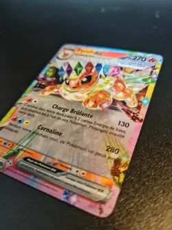 Carte Pokemon Pyroli EX 014/131 EV8.5 Evolutions Prismatiques Neuve 🇫🇷 - Image 3