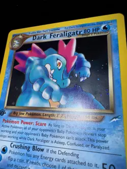 Pokemon Dark Feraligatr 1st Edition Holo Rare Neo Destiny 2002 WOTC Vintage - Image 2