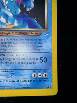 Pokemon Dark Feraligatr 1st Edition Holo Rare Neo Destiny 2002 WOTC Vintage - Image 4