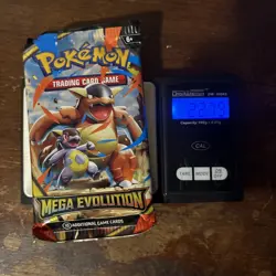 EXTREMELY HEAVY Pokemon Mega Evolution - Factory Sealed Booster Pack (22.79g!) - Image 1