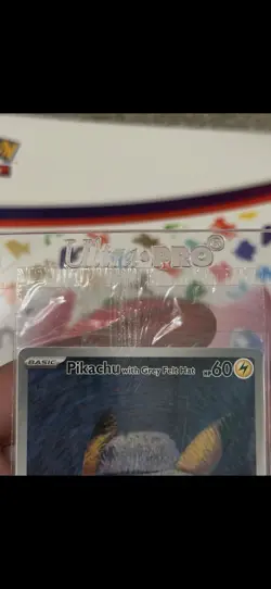 Pokemon x Van Gogh: Pikachu with Grey Felt Hat - 085 Promo Card - Sealed - Image 3
