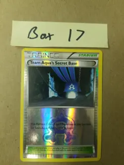1x Team Aqua's Secret Base - 28/34 - Uncommon - Reverse Holo- POKEMON CARD - LP - Image 1