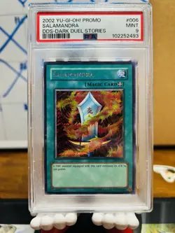 Yu-Gi-Oh! 2002 Promo DDS-Dark Duel Stories #006 Salamandra PSA 9 - Image 1