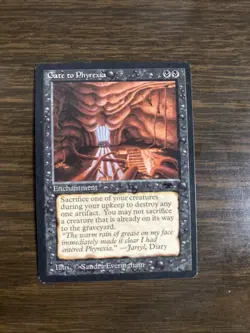 1994 Magic the Gathering Gate to Phyrexia Antiquities Card - Image 2