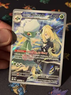 Pokemon Cards Cynthia’s Roserade 184/182 Illustration Rare Destined Rivals- (NM) - Image 2