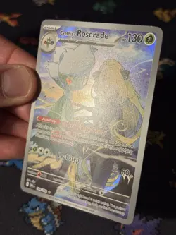 Pokemon Cards Cynthia’s Roserade 184/182 Illustration Rare Destined Rivals- (NM) - Image 3