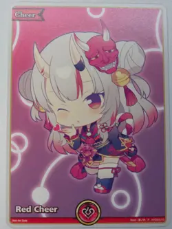 Nakiri Ayame Red Cheer (P) - NM hY03-010 PROMO - hololive Official Card Game EN - Image 1
