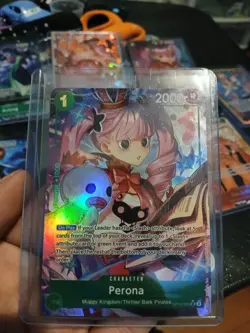 Perona Alt Art OP12-034 SR ENGLISH Legacy of the Master One Piece Card NM - Image 1