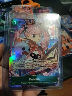 Perona Alt Art OP12-034 SR ENGLISH Legacy of the Master One Piece Card NM - Image 2