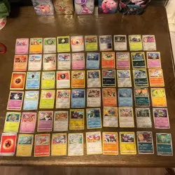 Pokemon lucky Card Lot of 60 Rare/Holo/ WHAT U C U GET LOT# 56 - Image 1