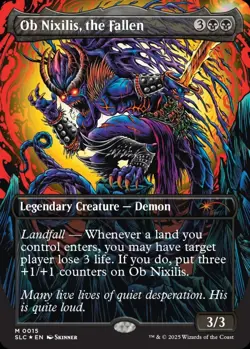 MtG OB NIXILIS, THE FALLEN Secret Lair Encyclopedia Single Card Magic PREORDER - Image 1