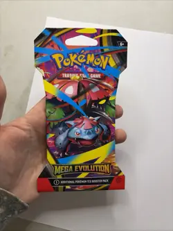 Pokemon Mega Evolution Booster Pack - 10 Cards Pack SEALED Cover art is Correct - Image 3