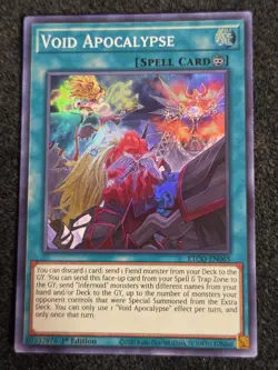 ETCO-EN065 Void Apocalypse Super Rare 1st Edition YuGiOh Card VLP - Image 1