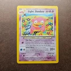 Light Slowbro 51/105 Pokemon Neo Destiny Uncommon Card - LP - Image 1