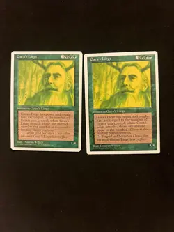 Gaea's Liege x2 [4th Edition] Magic MTG Cards LP - Image 1