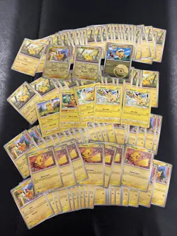 Pokemon All Pikachus! 100x Card Lot Bundle Bulk Collection - 3 Reverse Holos - Image 1