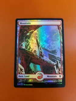 1x Mountain | FOIL Full Art 277/280 | Zendikar Rising | MTG Magic Cards - Image 3