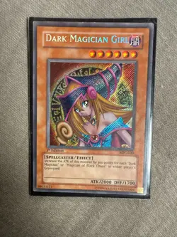 Yu-Gi-Oh! Dark Magician Girl MFC-000 1st Edition Secret Rare Moderately Played - Image 3