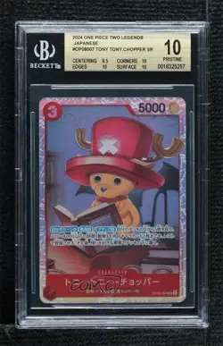 2024 One Piece Card Game: Two Legends OP08 Japanese Tony Chopper BGS 10 PRISTINE - Image 1