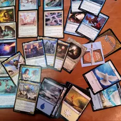 Whole COMMANDER Magic Deck MTG - Kangee Sky Warden White & Blue BIRDS Tribal - Image 2