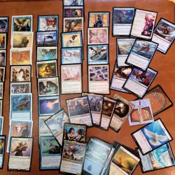 Whole COMMANDER Magic Deck MTG - Kangee Sky Warden White & Blue BIRDS Tribal - Image 3
