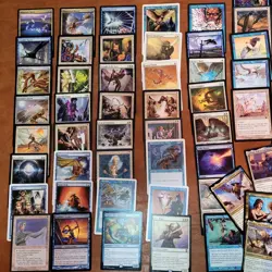 Whole COMMANDER Magic Deck MTG - Kangee Sky Warden White & Blue BIRDS Tribal - Image 4