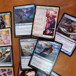 Whole COMMANDER Magic Deck MTG - Kangee Sky Warden White & Blue BIRDS Tribal - Image 5