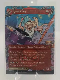 Gwen Stacy #209 Mythic Borderless Marvel Spider-Man Regular M/NM SPM - Image 1