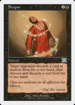 4x Stupor - MP - 6th Edition - SPARROW MAGIC - mtg - Image 1