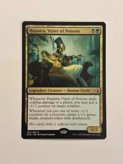 Amonkhet Magic: The Gathering Hapatra, Vizier of Poisons MTG - Image 1