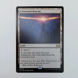 Command Beacon MTG Rare Magic: The Gathering Tarkir: Dragonstorm Commander Land - Image 1