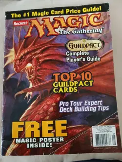Beckett Magic The Gathering Price Guide April/may 2006 Issue #5 With Poster MTG - Image 1
