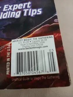 Beckett Magic The Gathering Price Guide April/may 2006 Issue #5 With Poster MTG - Image 3