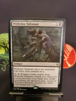 Wishclaw Talisman Throne of Eldraine Regular ELD 110 Rare Artifact Black - Image 1