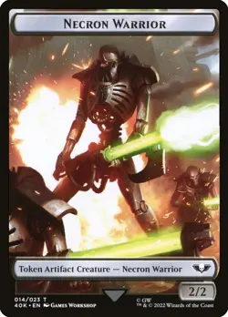 4x Necron Warrior / Insect Token - NM - Warhammer 40,000 - SPARROW MAGIC mtg - Image 1