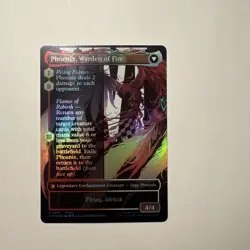 Joshua, Phoenix's Dominant Borderless Foil 397 Final Fantasy MTG NM - Image 2