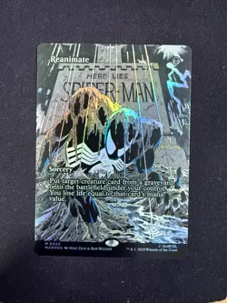 Reanimate (FOIL BORDERLESS) Marvel's Spider-Man - Magic/MTG - Image 1