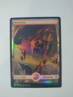 Mountain (276) - Full Art Zendikar Rising Foil - Image 1