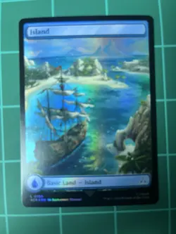 8 Island Full Art Lands Assassin's Creed ACR Magic MTG NM - Image 2