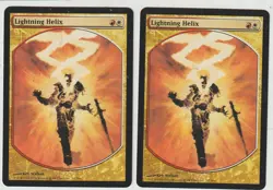x2 Player Rewards Promos - Lightning Helix - Cartes MTG MAGIC - Image 1