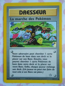 LA MARCHE DES POKEMON 102/111 DRESSEUR - NEO GENESIS - WIZARDS - POKEMON - TBE - Image 1