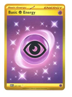 Pokemon TCG SV: Scarlet & Violet 151 Basic Psychic Energy #207/165 Secret Rare - Image 1