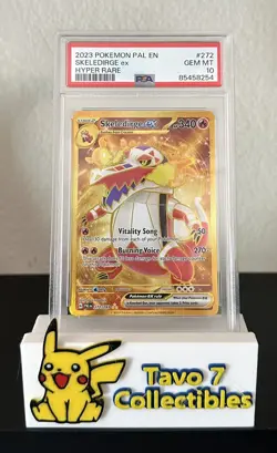 PSA 10 Skeledirge ex 272/193 - Scarlet & Violet Paldea Evolved Pokemon TCG - Image 1