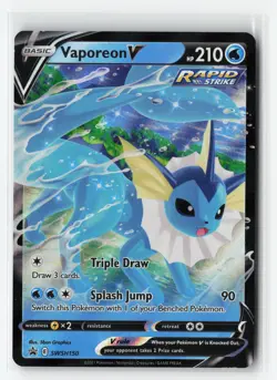 VAPOREON SWSH150 PROMO POKEMON TCG NM - Image 1