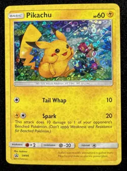 Pikachu SM86 Pokemon TCG Sun & Moon Promo Holo General Mills Cereal - LP - Image 1